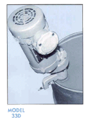 Air-Driven Portable Mixer, Bung Mounted for Closed Drums