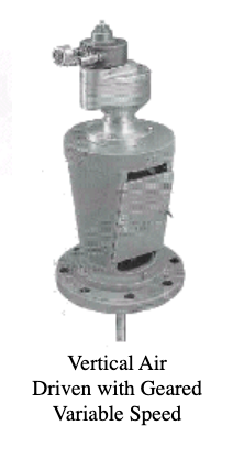 Vertical Air Driven - Geared Variable Speed