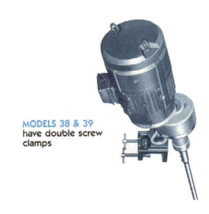 Direct Drive (0-2000 RPM) or Geared (0-500 RPM) Mixers