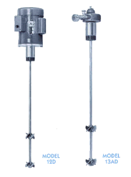 Air-Driven Portable Mixer, Bung Mounted for Closed Drums